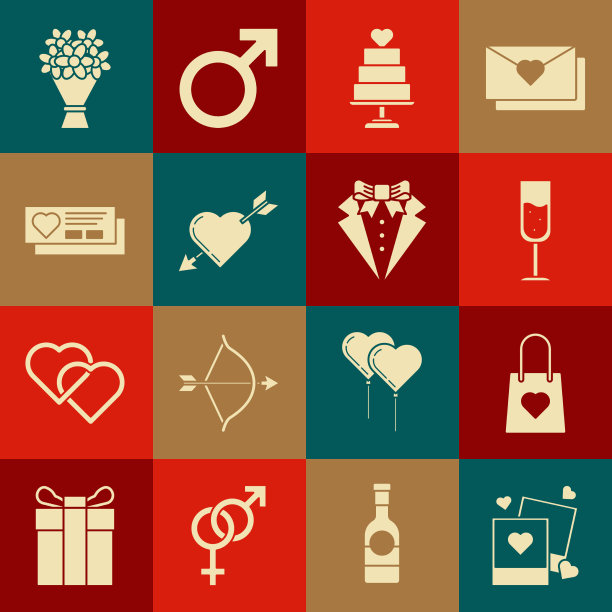 设置两个空白相框和心形购物图片下载