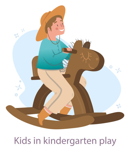 孩子玩他最喜欢的玩具概念图片下载