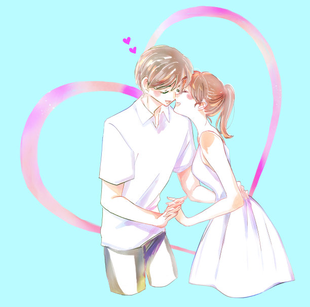 幸福的男女夫妇图片下载