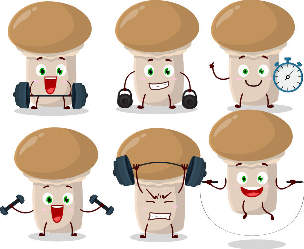 一个卡通风格的健康香槟正在尝试图片下载