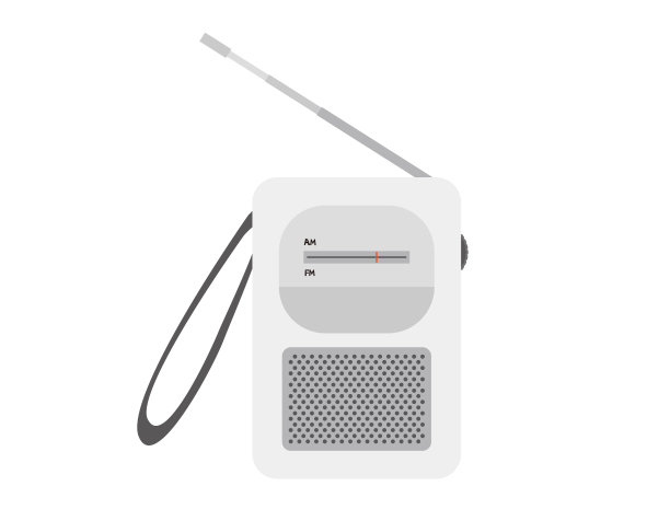 收音机。图标。矢量插图。图片下载