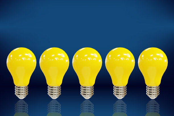 创意和灵感、未来技术、头脑风暴和教育理想。平面设计排版与关键业务概念，3d渲染图片下载