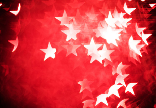 离焦背景与星形图片下载