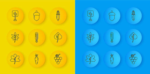 设线叶或叶气象温度计图片下载