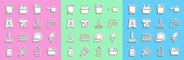 洗脸盆套线用肥皂泡沫进行橡胶清洗图片下载