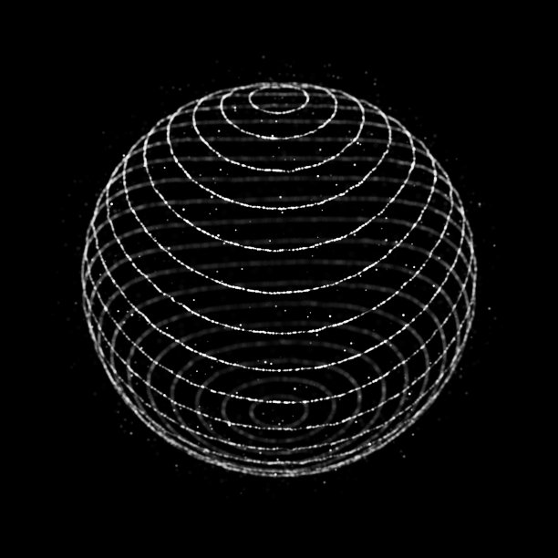 抽象的3 d球体。科技的现代元素。全球数字连接。3 d渲染。图片下载