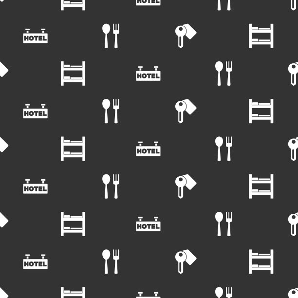 设置酒店门锁钥匙房间床招牌用图片下载