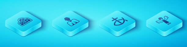 设置等距彩色玻璃双手祈祷图片下载