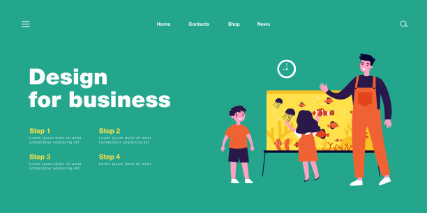 年轻人和孩子们站在水族馆附近图片下载