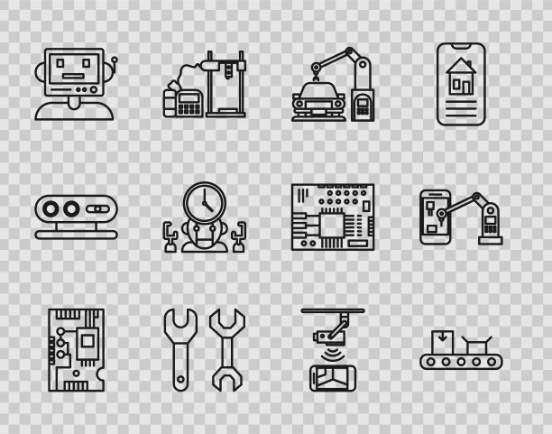 设定线电子计算机元件图片下载