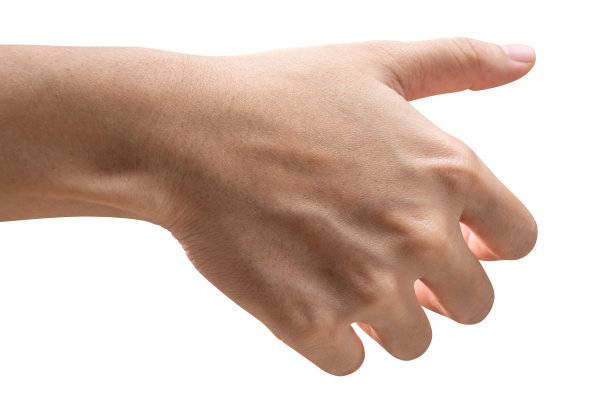 孤立的女人手里拿着一个瓶子或罐子之类的东西。图片下载