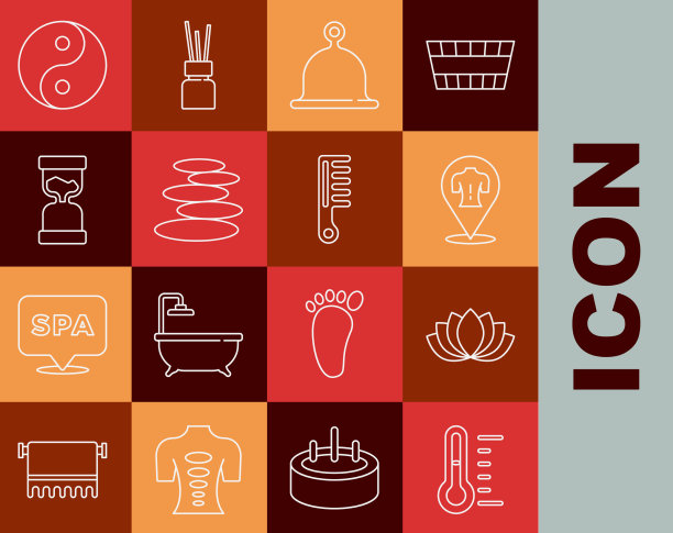 设置线桑拿温度计莲花按摩图片下载