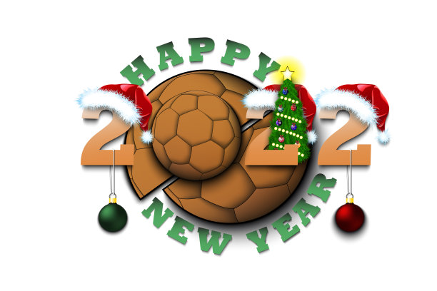 2022年和手球新年快乐图片下载