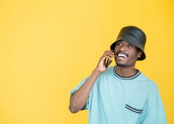 移动运营商时尚男广告背景图片下载