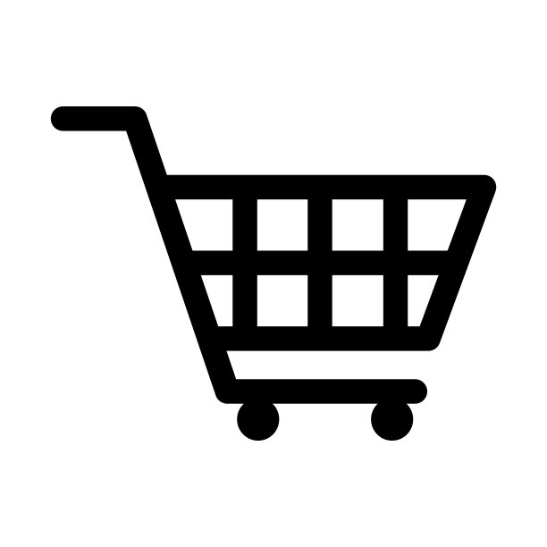 购物车促销图标，市场商店矢量图，白色背景上图片下载