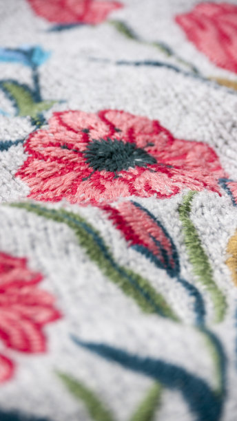 羊毛花绣图片下载