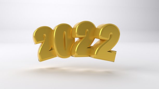 圣诞贺卡背景与2022标题图片下载