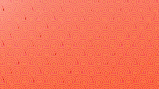 春节快乐概念。无缝海浪图图片下载