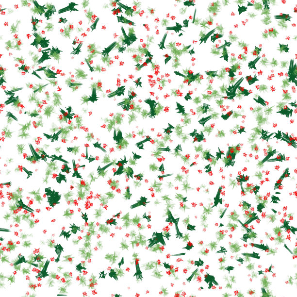 抽象的绿色和红色笔触。圣诞节的抽象背景。无缝模式图片下载