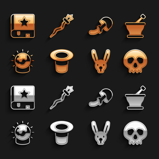 设魔帽臼和捣兔头盖骨图片下载