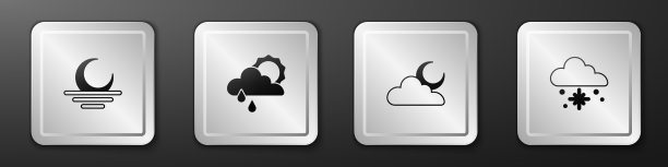 日落云与雨和太阳月亮和雪图片下载