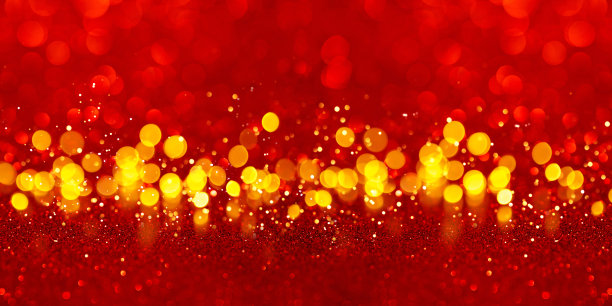 红色闪亮的节日抽象背景。图片下载