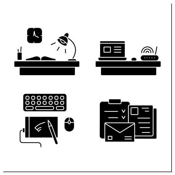 办公室图标集图片下载