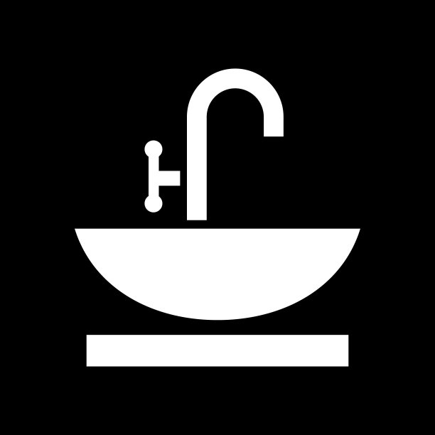 水槽图标。盆地设备。模板矢量素材插图。每股收益10图片下载