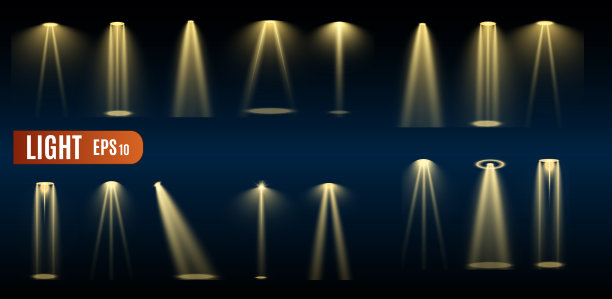 用聚光灯照明。图片下载