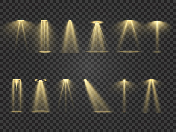 用聚光灯照明。图片下载