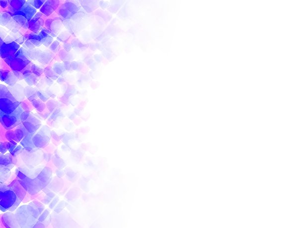 渐变框架与紫色的心脏图案图片下载