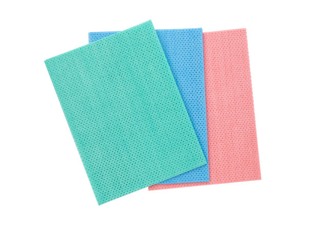 微纤维厨房在孤立的白色背景图片下载