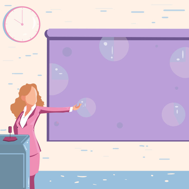 女士画站立持投影仪遥控图片下载