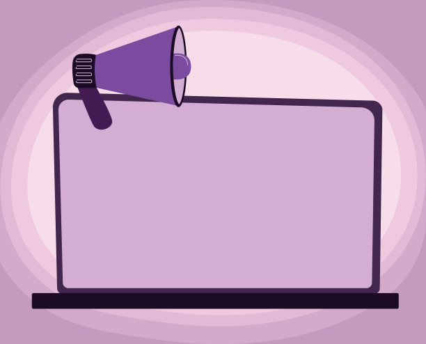 在空白显示器上的扩音器使新的惊人图片下载