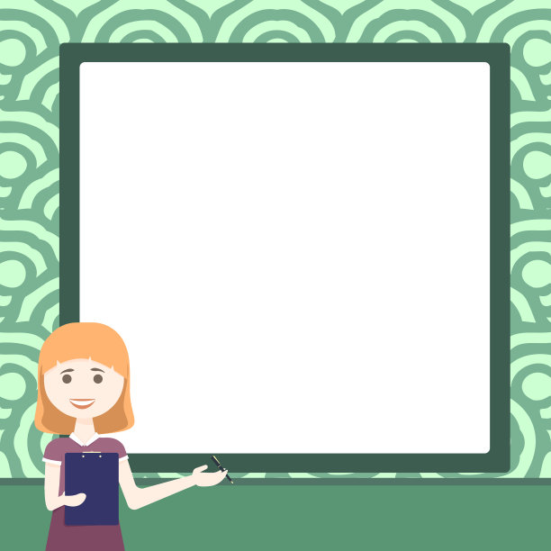 站着拿着剪贴板的女士画图片下载