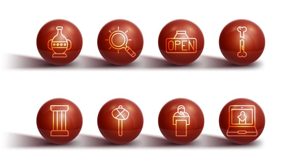 定线古双耳柱人断图片下载