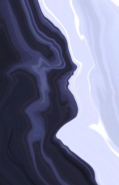 摘要明亮的流体灰色黑色和银白色marmoreal背景。艺术迷幻的数字背景。弯曲的形状插图。模板。波的效果。大理石纹理。屏幕的设备。室内设计。图片下载