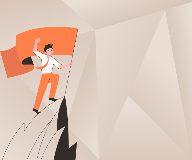 一个人在山上画画，为他的攀登而自豪图片下载