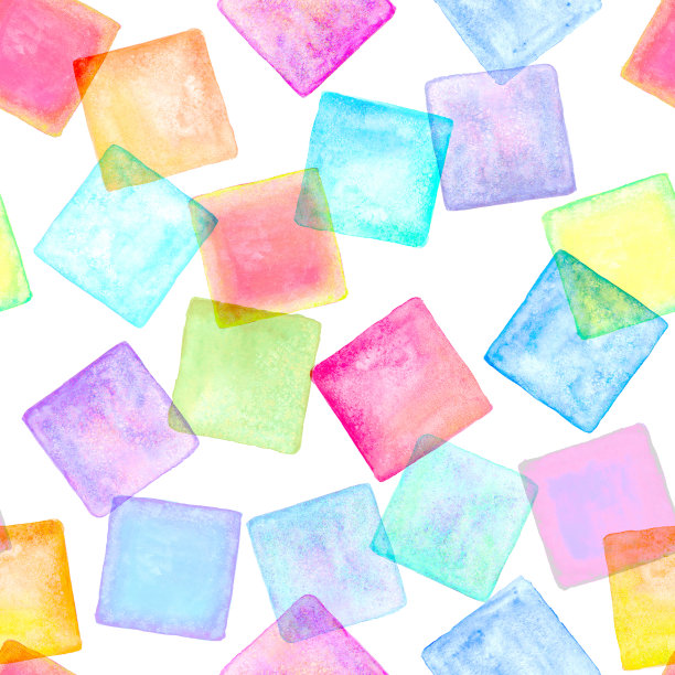 当代艺术无缝图案背景。抽象的垃圾方形几何形状图片下载