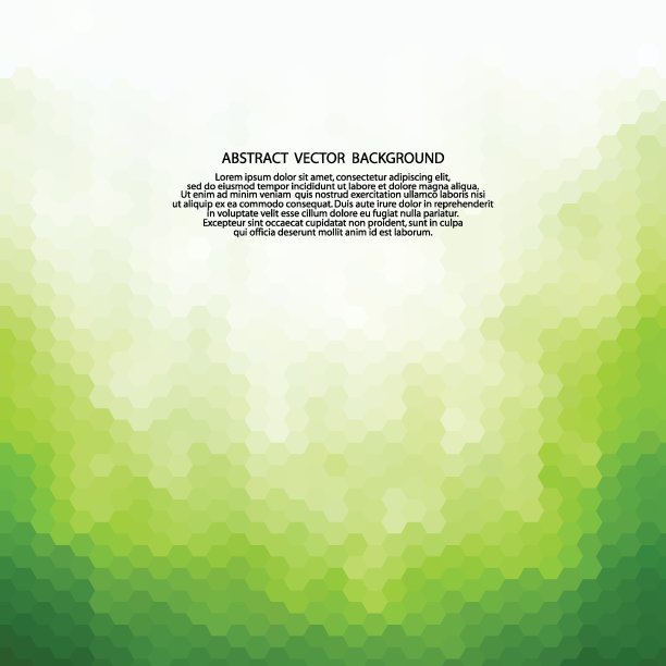绿色六角背景。多边形的风格。报告的模板。布局广告。马赛克背景。每股收益10图片下载