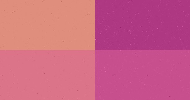 2022年颜色趋势:珊瑚色、天鹅绒紫色、太平洋粉色图片下载