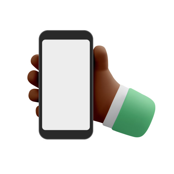 3d图标手握智能手机图片下载