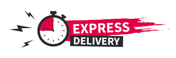 快递图标的应用程序和网站。交付的概念。矢量插图。平面设计。图片下载