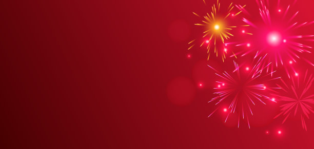 庆典欢庆烟花新年背景素材图片