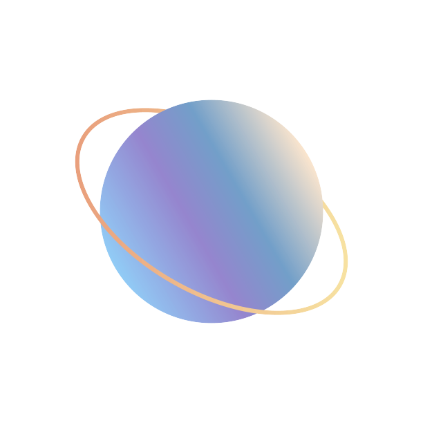 扁平宇宙渐变星球图片下载