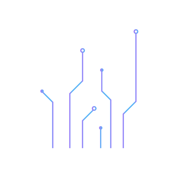 蓝色渐变科技感装饰图片下载
