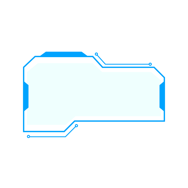 蓝色科技对话框图片下载