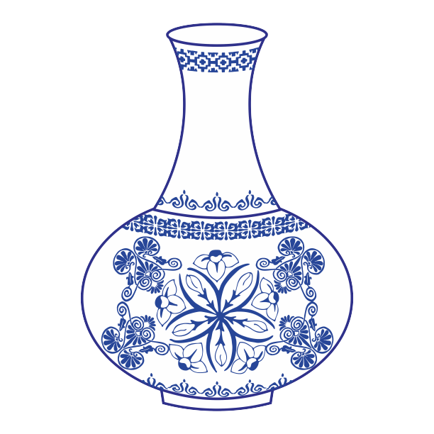 青花瓷瓶花瓶图片下载