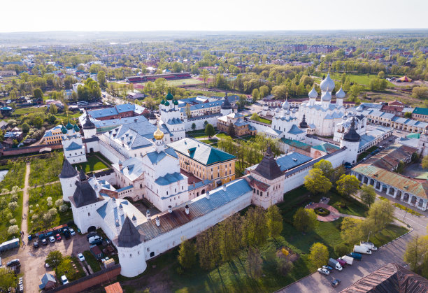 从克里姆林宫的无人机上看图片下载