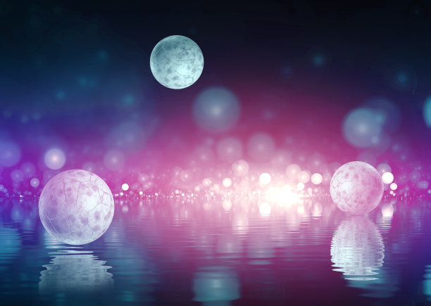 奇妙的夜晚的海景图片下载